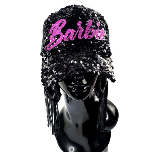 Black Barbie with Sexy Lips! Black Fitted Spandex - Picture 4 of 5